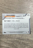 Yordan Alvarez 2020 Topps Chrome Update back