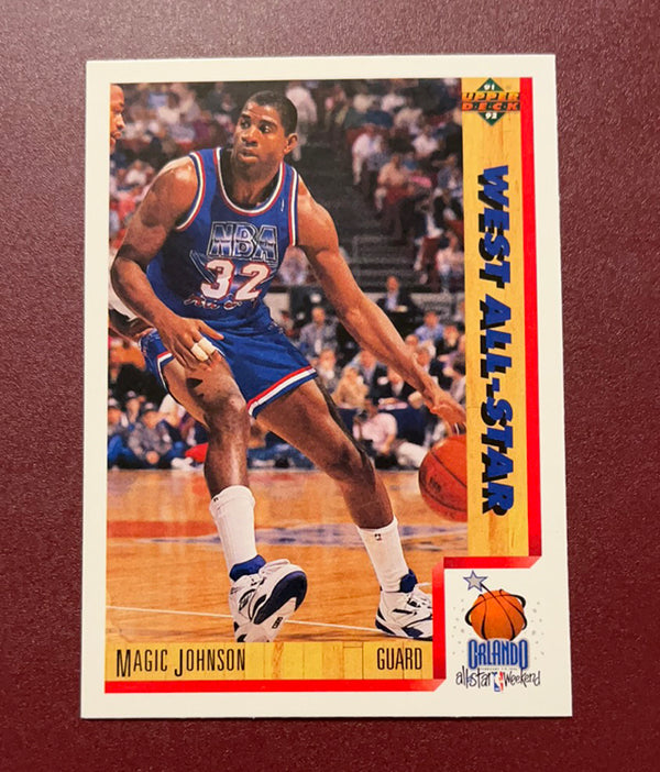 Magic Johnson 1991 Upper Deck 464 trading card image front