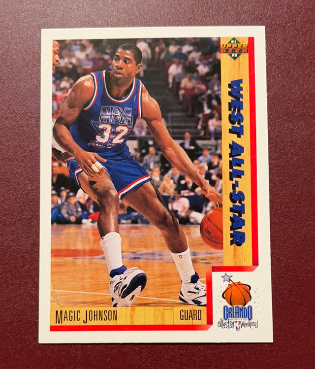 Magic Johnson 1991 Upper Deck 464 trading card image front