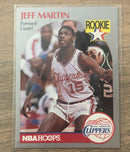 Jeff Martin 1990 Hoops 148 trading card image front