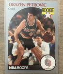 Drazen Petrovic 1990 Hoops 248 trading card image front
