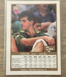 Dan Schayes 1990 SkyBox 395 trading card image rear