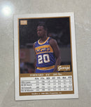 George McCloud 1990 SkyBox 116 trading card image rear