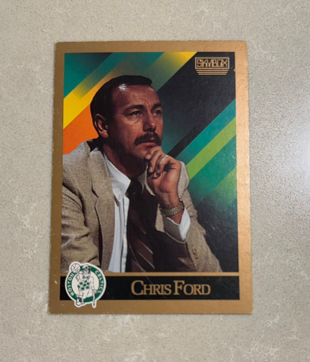 Chris Ford 1990 SkyBox 302 trading card image front