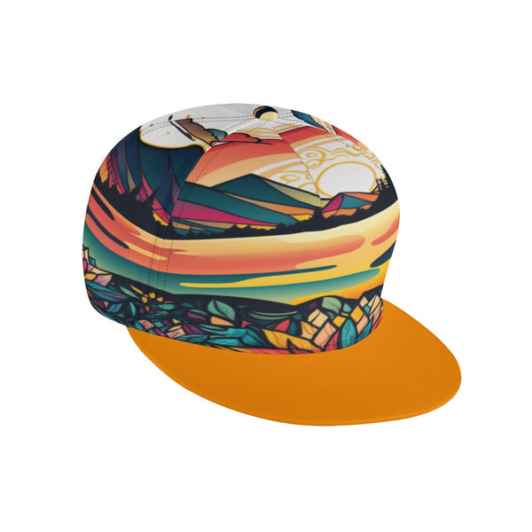 Psychedelic Sunset Hip-hop Caps popcustoms