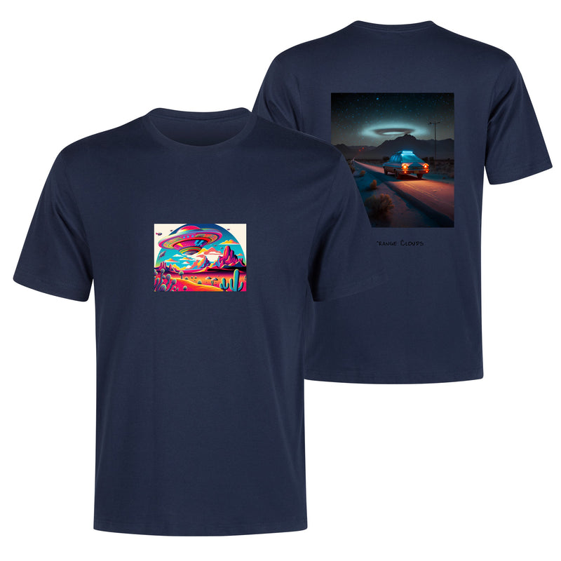 Mens Cotton Strange Clouds T Shirt Crafted with LOVE