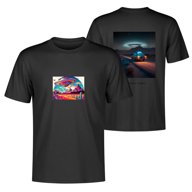 Mens Cotton Strange Clouds T Shirt Crafted with LOVE