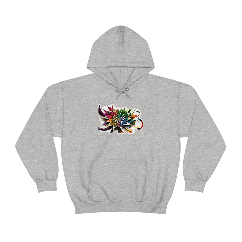 Crafted with LOVE for Kristin - Psychedelic Flower Art  Unisex Hooded Sweatshirt Crafted with LOVE