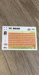 TC Bear Minnesota Twins MLB 2007 Topps Opening Day 216 - Gold /2007 Topps