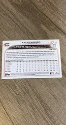 Kyle Farmer MLB Cincinnati Reds 2022 Topps 557 Red Foilboard /199 trading card Topps