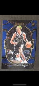 Jeremy Sochan 2022-23 Panini Select - Blue (Retail Base) 86 trading card image front