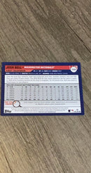 josh bell MLB Washington Nationals 2021 Topps Big League 144 Trading Card Topps