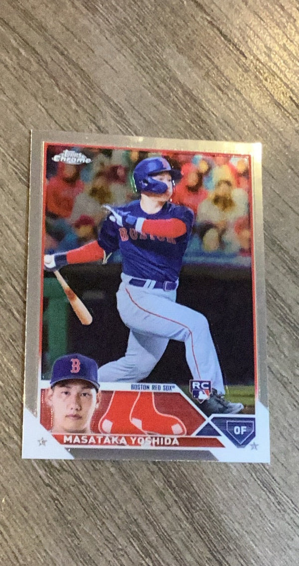 Masataka Yoshida Boston Red Sox MLB 2023 Topps Chrome 167 RC trading card Topps