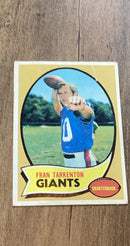 Fran Tarkenton New York Giants MLB 1970 Topps 80 trading card Topps