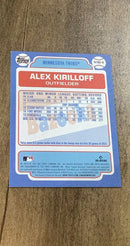 Alex Kirilloff MLB Minnesota Twins 2021 Topps Archives - 1991 Topps Bazooka Shining Stars 91BZ-6 RC Insert Trading Card Topps