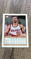 Danny Young 1990 SkyBox 241 trading card image rear