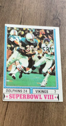 Super Bowl 1974 Topps 463 trading card Topps