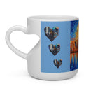 Crafted with LOVE for Landscapes New York City Heart Shape Mug Printify