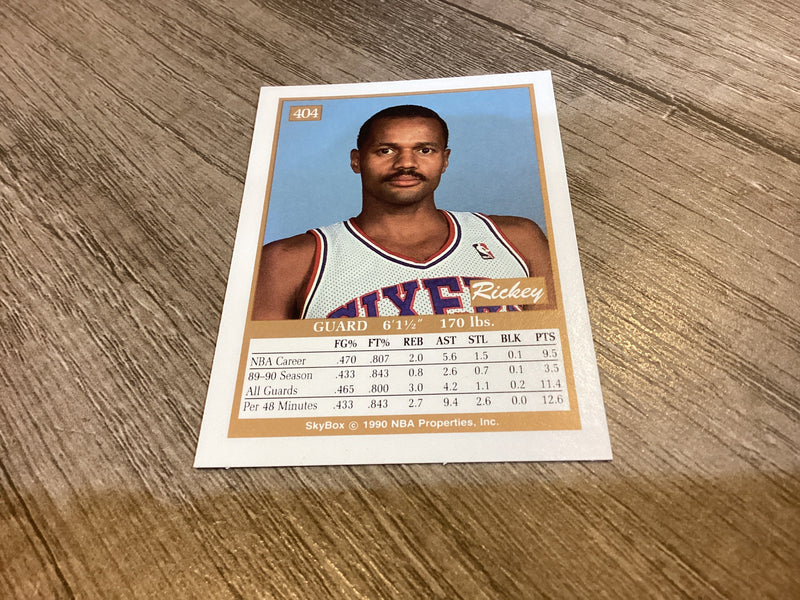 Rickey Green NBA Philadelphia 76ers 1990-91 SkyBox trading card Skybox