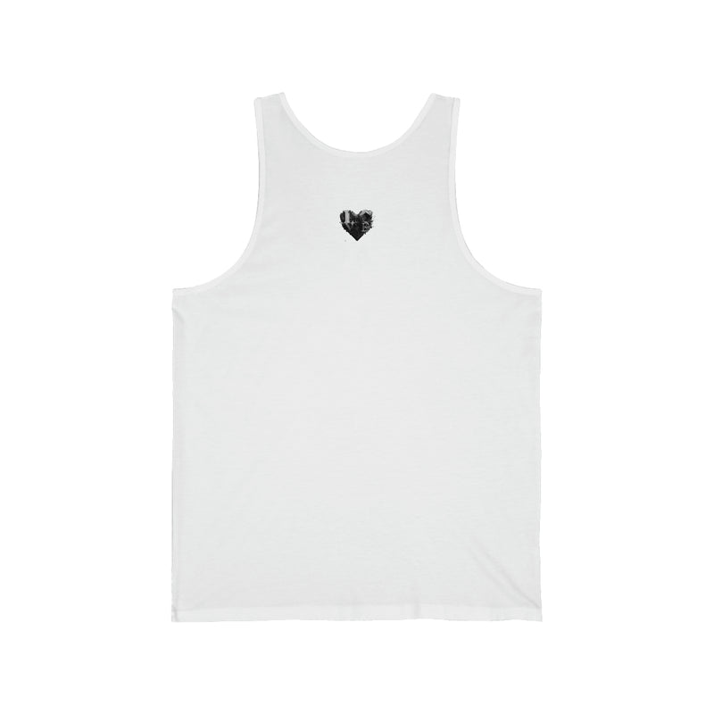 Crafted with LOVE for the Beach Unisex Jersey Tank - CA Sunset Printify