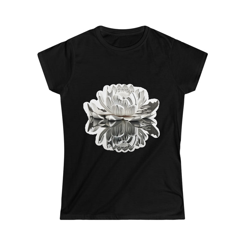 Crafted with LOVE for Kristin - Lotus Flower Women's Softstyle Tee Printify