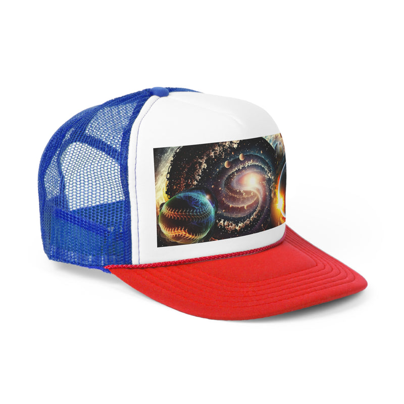 Crafted with LOVE for Sports - Baseball energy spiral Trucker Caps Printify