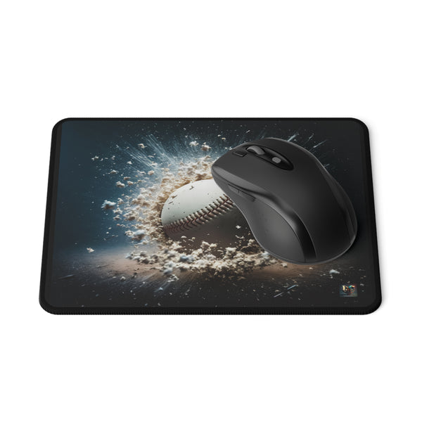 Crafted with LOVE - Baseball blasted Non-Slip Mouse Pads Printify