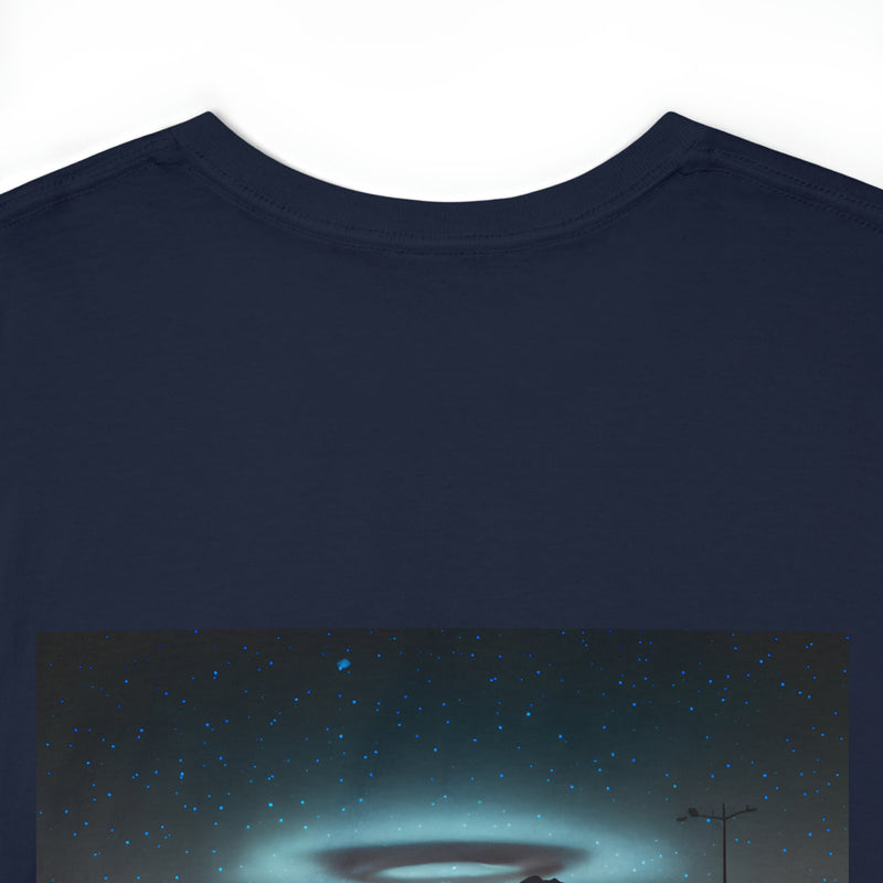 Crafted with LOVE for Far Out Strange Clouds Unisex Heavy Cotton Tee Printify