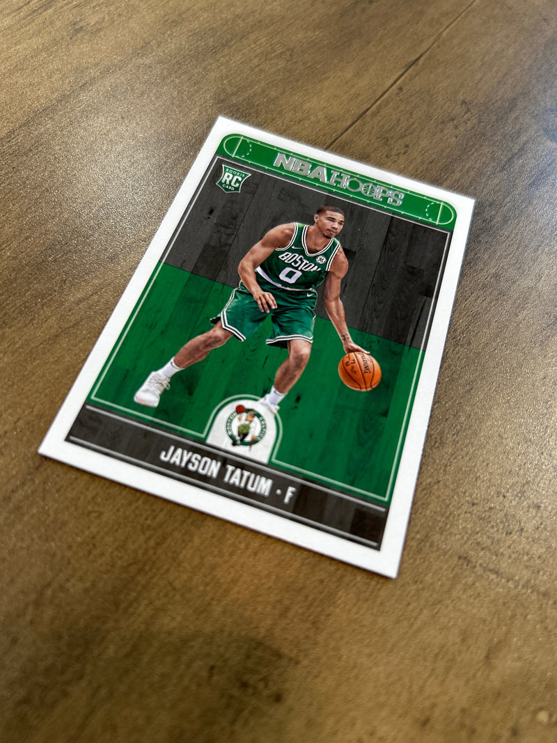 Jayson Tatum 2017-18 Panini NBA Hoops RC trading card Panini