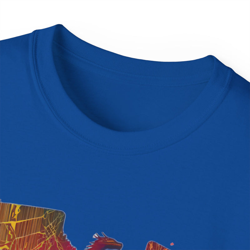 Crafted with LOVE for Far Out Dragon California Sunset Unisex Ultra Cotton Tee Printify