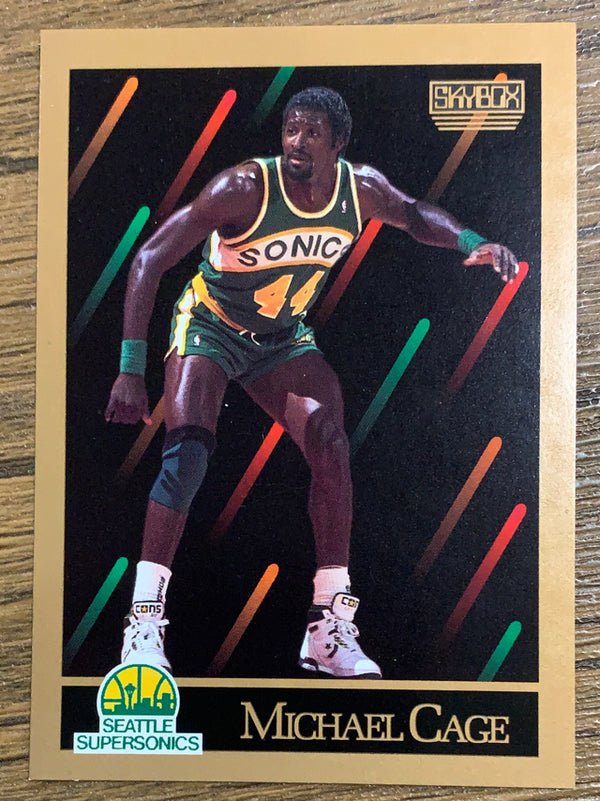 Michael Cage 1990 1990-91 SkyBox trading card