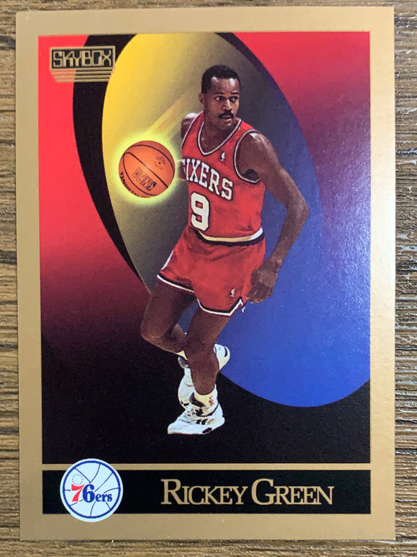 Rickey Green 1990 1990-91 SkyBox trading card