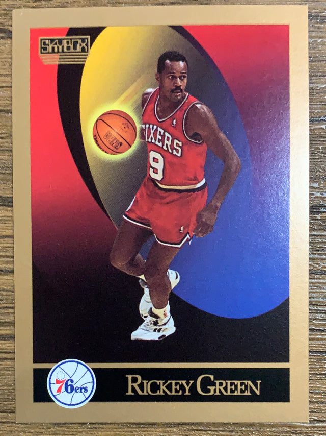 Rickey Green 1990 1990-91 SkyBox trading card