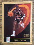 Terry Porter 1990 1990-91 SkyBox trading card