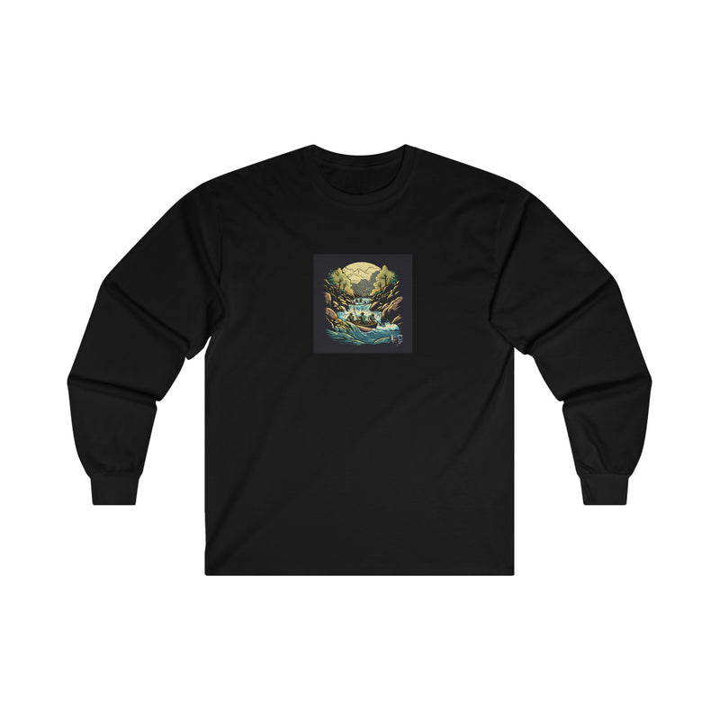 Crafted with LOVE for Sports Whitewater Ultra Cotton Long Sleeve Tee Printify
