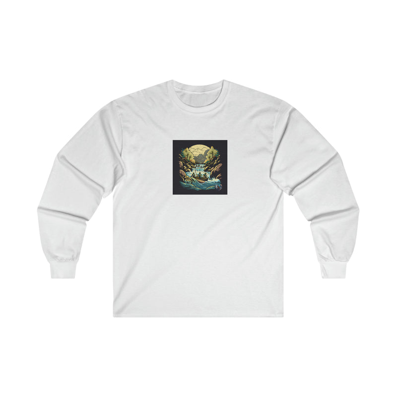 Crafted with LOVE for Sports Whitewater Ultra Cotton Long Sleeve Tee Printify