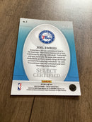 Joel Embiid Panini select cracked ice Prizm Panini
