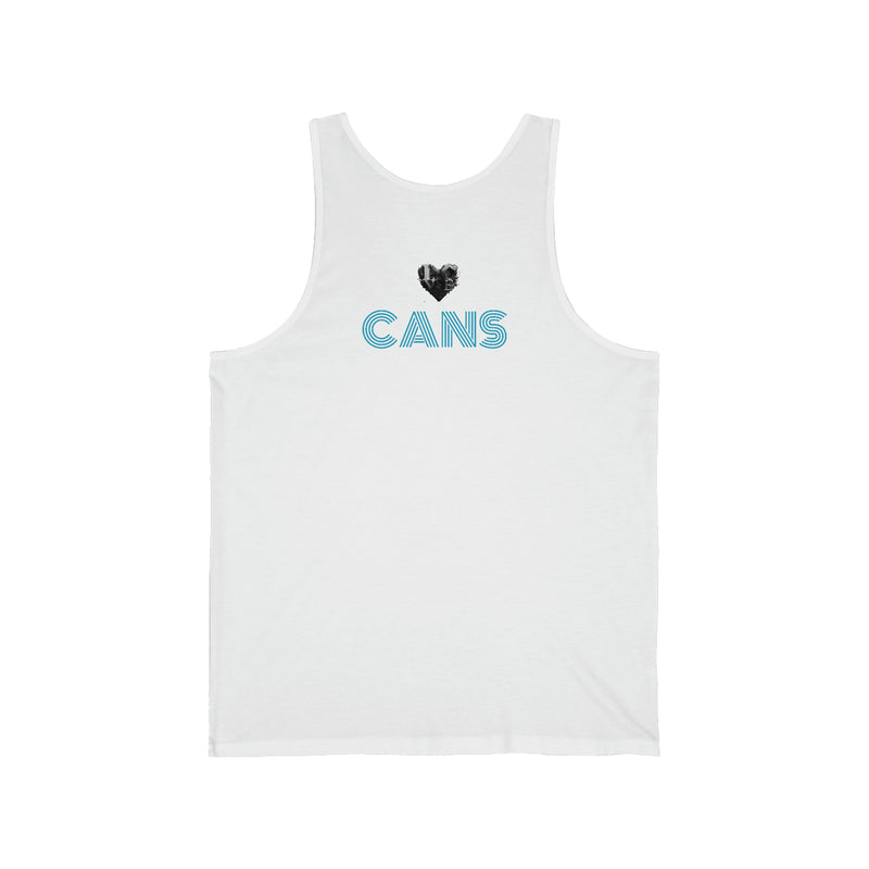 Crafted with LOVE for the Beach - CANS - Unisex Jersey Tank Printify