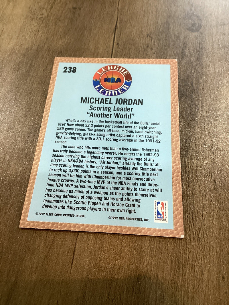 Michael Jordan Chicago Bulls NBA 1992-93 Fleer Fleer