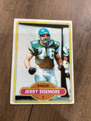 Jerry Sisemore 1980 Topps 357 trading card Topps