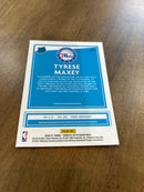 2020-21 Panini Donruss Optic 171 Tyrese Maxey trading card Panini