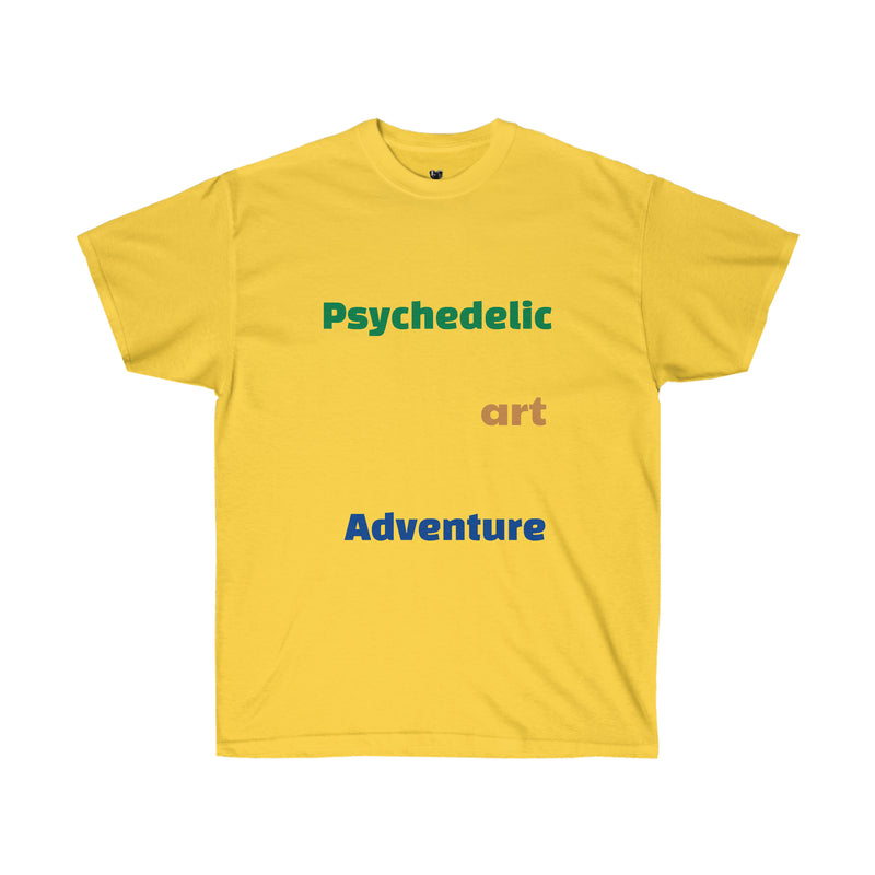 Crafted with LOVE for Far Out - Psychadelic art Adventure Cotton Tee Printify