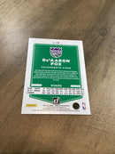 DeAaron Fox 2021-22 Panini Donruss holo blue lazer Panini