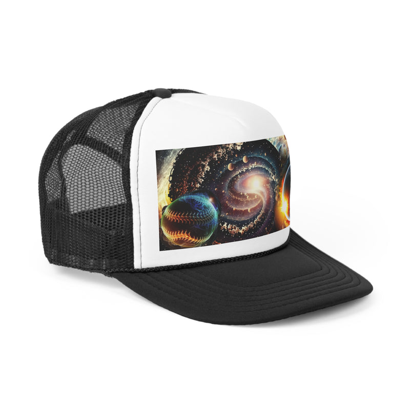 Crafted with LOVE for Sports - Baseball energy spiral Trucker Caps Printify