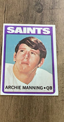 Archie Manning 1972 Topps 55 trading card image front