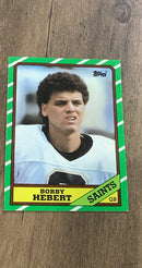 Bobby Hebert 1986 Topps 339 trading card image front