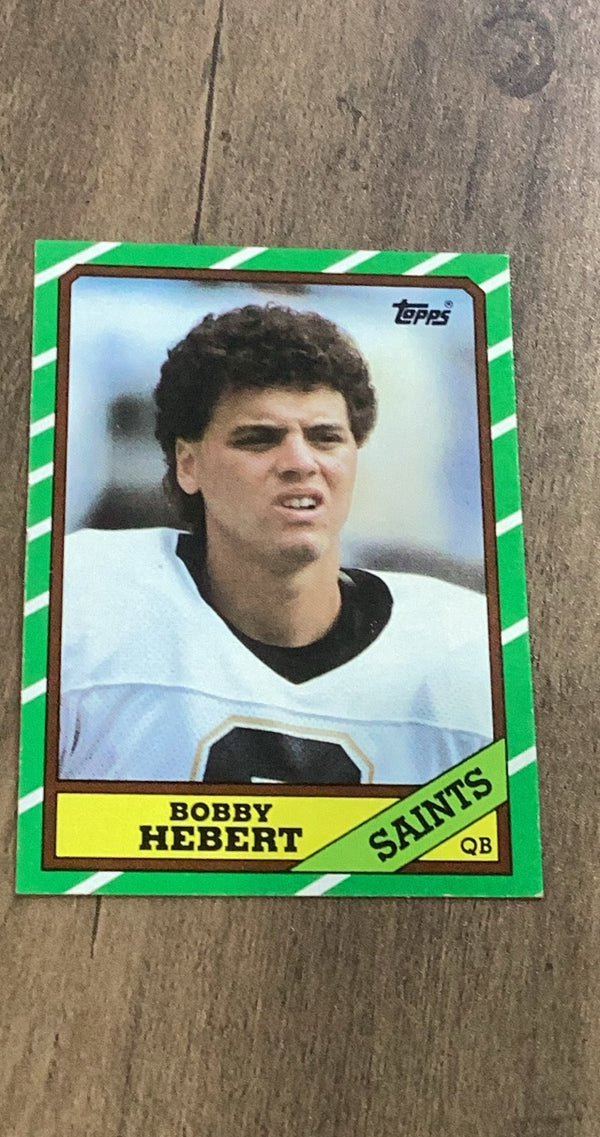 Bobby Hebert 1986 Topps 339 trading card image front