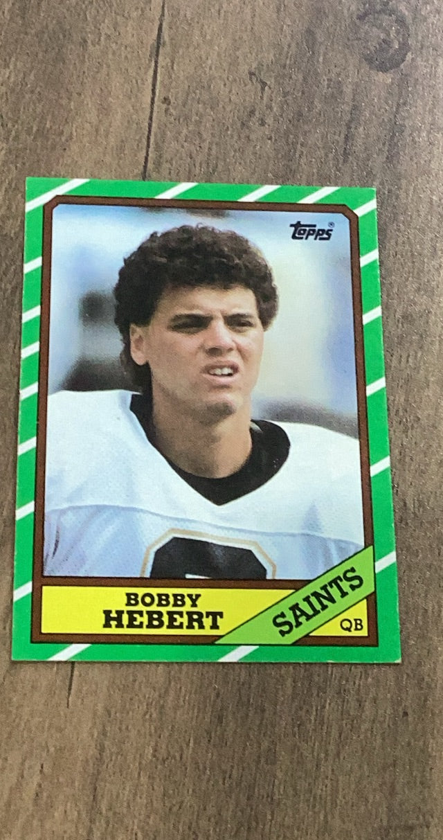 Bobby Hebert 1986 Topps 339 trading card image front