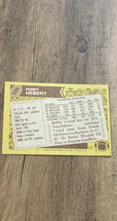 Bobby Hebert 1986 Topps 339 trading card image rear