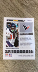 Dameon Pierce 2022 Panini Chronicles - Luminance Update Rookies Pink 215 trading card image rear